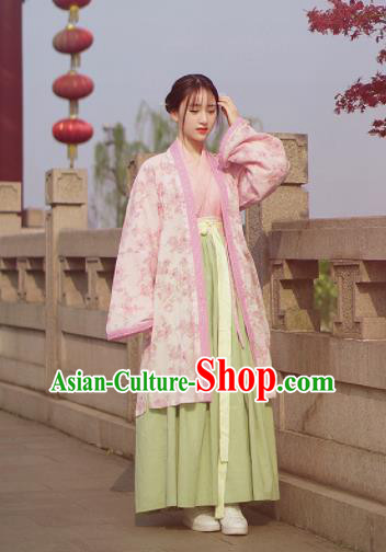Chinese Traditional Song Dynasty Nobility Lady Hanfu Dress Ancient Palace Princess Costumes for Women
