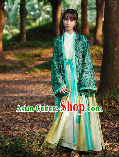 Traditional Chinese Song Dynasty Rich Lady Hanfu Dress Ancient Palace Princess Costumes for Women