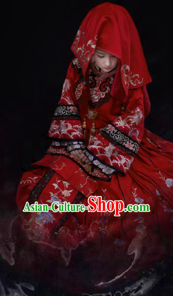 Chinese Ancient Palace Lady Hanfu Han Dynasty Imperial Concubine Queen Embroidered Historical Costumes