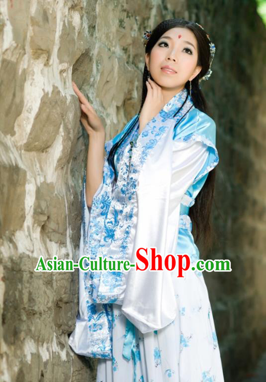 Ancient Chinese Peri Costumes Traditional Ming Dynasty Nobility Lady Hanfu Dress for Women