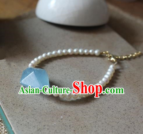 Asian Chinese Traditional Jewelry Accessories Ancient Hanfu Pearls Bracelet for Women