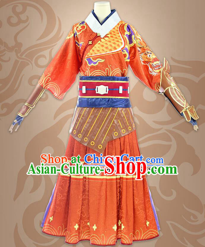 Chinese Traditional Cosplay Ming Dynasty Blades Costumes Ancient Swordsman Clothing for Men