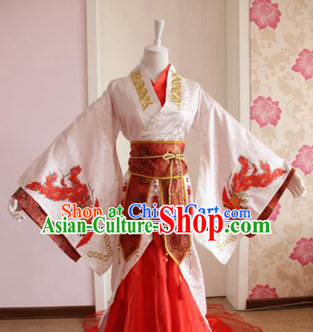 Chinese Traditional Cosplay Prince Wedding Costumes Ancient Swordsman Clothing for Men