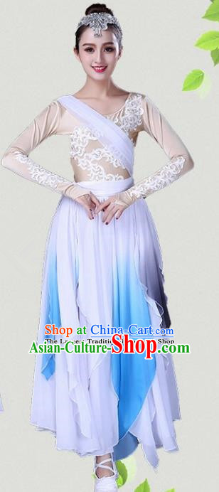 Chinese Traditional Classical Dance Dress Fan Dance Group Dance Costumes for Women