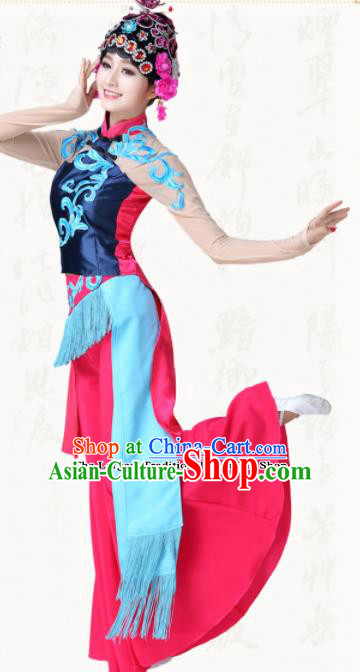 Chinese Traditional Classical Dance Folk Dance Clothing Group Dance Costumes for Women