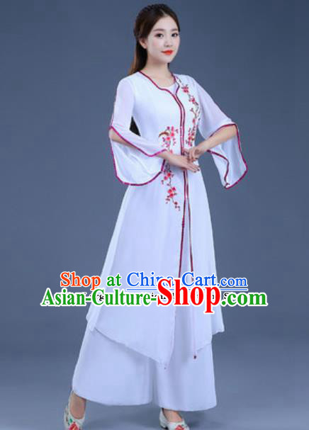 Traditional Chinese Classical Dance Group Dance Dress Umbrella Dance Clothing for Women