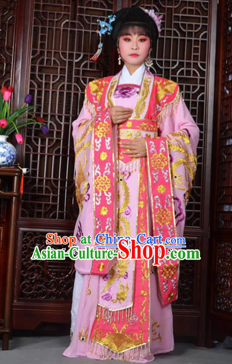 Traditional Chinese Peking Opera Empress Embroidered Costumes Ancient Queen Dress for Adults