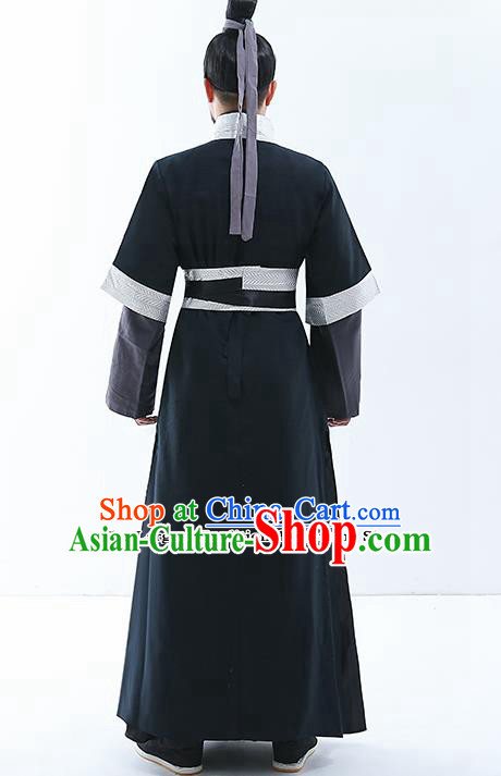 Chinese Traditional Song Dynasty Knight Costumes Ancient Drama Swordsman Clothing for Men