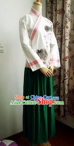 Chinese Ancient Ming Dynasty Costumes Traditional Hanfu Dress for Women