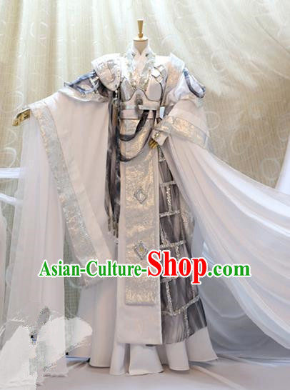 Ancient China Cosplay Han Dynasty Royal Highness Swordsman Costumes Nobility Childe Clothing for Men