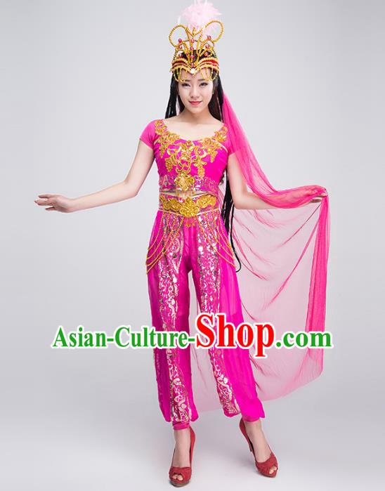 Traditional Chinese Yangge Fan Dancing Costume Classical Dance Modern Dance Dress Clothing