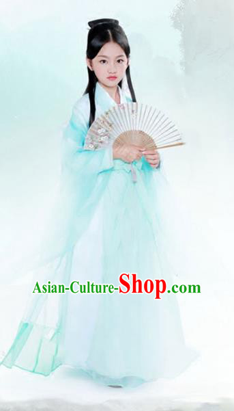 Traditional Chinese Han Dynasty Palace Lady Costume China Ancient Fairy Dress Clothing for Kids
