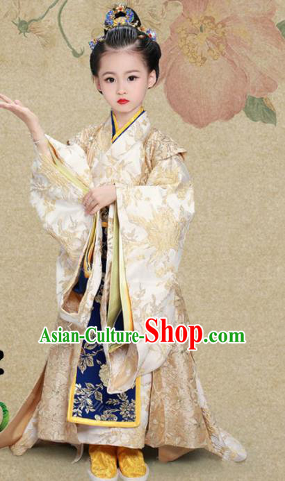 Traditional Ancient Chinese Costume Chinese Style Wedding Dress Ancient Tang Dynasty hanfu princess Clothing