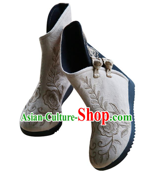 Traditional Chinese Shoes Kung Fu Boots Wushu Shoes Hanfu Shoes Embroidered Shoes