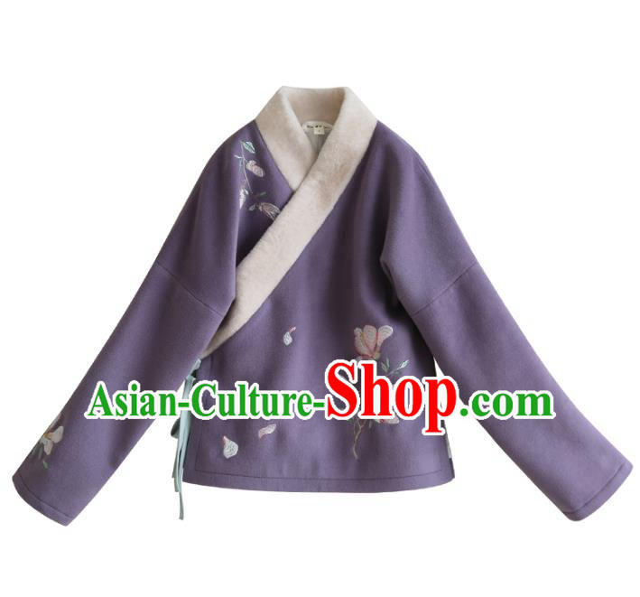 Traditional Ancient Chinese Young Women Cheongsam Dress Tangsuit Stand Collar Blouse Dress Tang Suit Clothing
