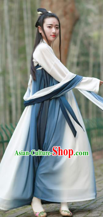 Traditional Ancient Chinese Young Women Cheongsam Dress Tangsuit Stand Collar Blouse Dress Tang Suit Clothing