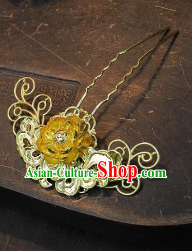 Chinese Handmade Classical Hair Accessories Wedding Hair Clip Ancient Hanfu Hairpins for Women