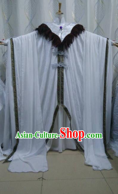 Traditional China Ancient Cosplay Swordsman Costume Royal Highness Clothing for Men