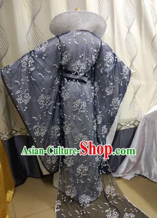 Ancient Chinese Costume hanfu Chinese Wedding Dress traditional china Cosplay Swordsman Wig Clothing Headwear