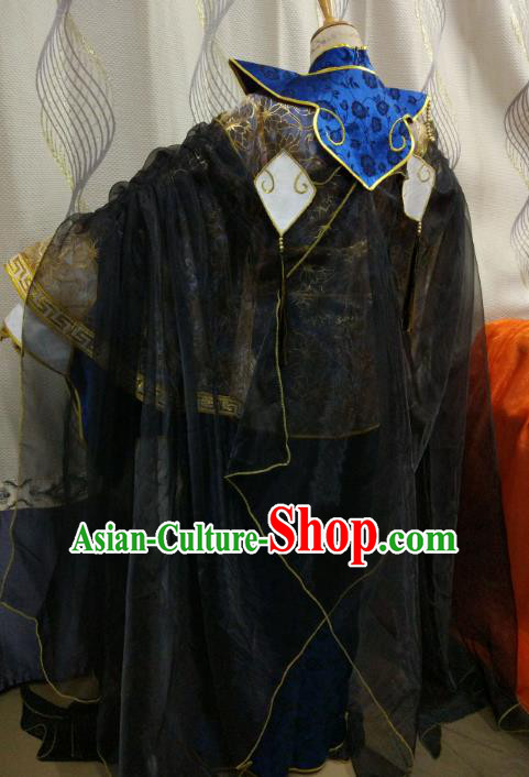 Ancient Chinese Costume hanfu Chinese Wedding Dress traditional china Cosplay Swordsman Wig Clothing Headwear