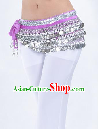 Top Paillette Waistband Asian Indian Belly Dance Waist Accessories India National Dance Belts for Women