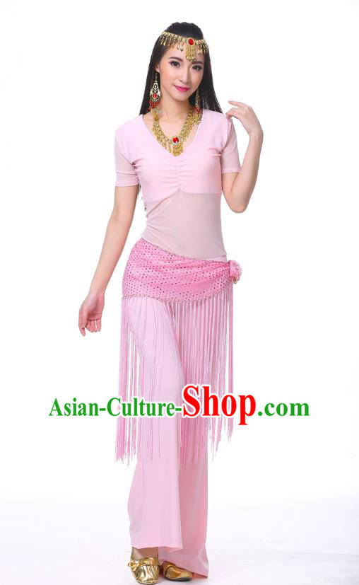 Indian Belly Dance Costume India Raks Sharki Pink Suits Oriental Dance Clothing for Women