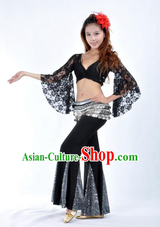 Indian Belly Dance Lace Costume India Raks Sharki Suits Oriental Dance Clothing for Women