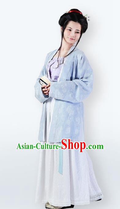 Traditional Chinese Song Dynasty Nobility Lady Costume Complete Set for Women