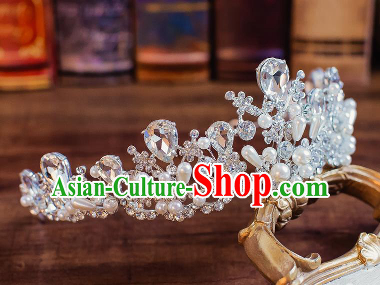 Chinese Hair Jewelry Accessories Xiuhe Suit Hairpins Headwear Headdress Hair Crown for Women