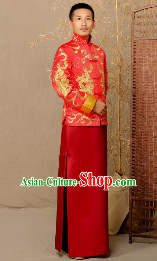 Traditional Chinese Wedding Costumes Traditional Xiuhe Suits Ancient Chinese bridal Full Dress