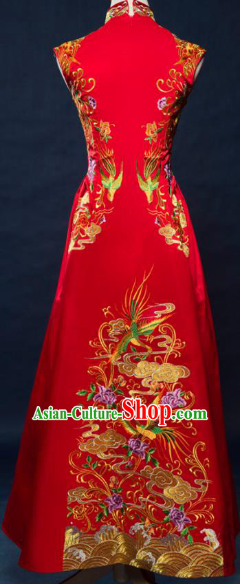 Traditional Chinese Wedding Costumes Traditional Xiuhe Suits Ancient Chinese bridal Full Dress