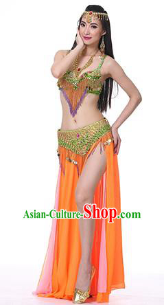 Traditional Asian Indian Belly Dance Costume Stage Performance India National Dance Dress Accessories Belts for Women