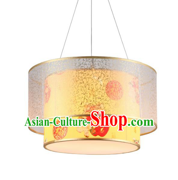 Traditional Chinese Palace Hanging Lanterns Handmade Painted Lantern Ancient Ceiling Lamp