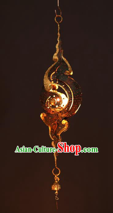 Traditional Thailand Handmade Iron Seamaster Hanging Lantern Asian Ceiling Lanterns Religion Lantern