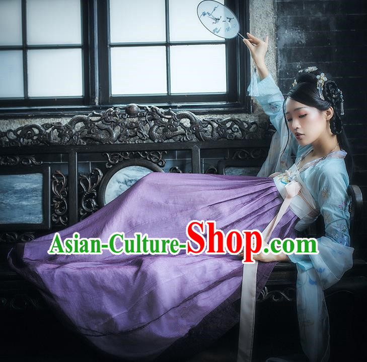 Traditional Chinese Ancient Costume China Ancient Tang Dynasty Hanfu Princess Dress Clothing