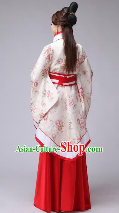 Traditional Chinese Ancient Costume China Ancient Tang Dynasty Hanfu Princess Dress Clothing