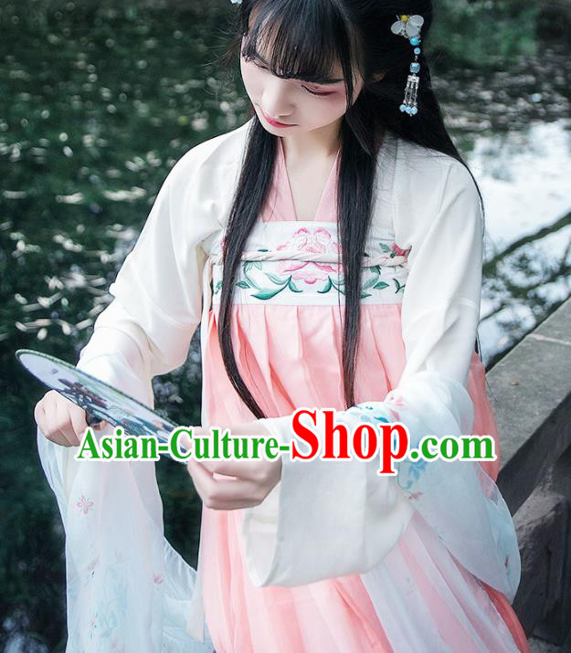 Traditional Chinese Ancient Costume China Ancient Tang Dynasty Hanfu Princess Dress Clothing