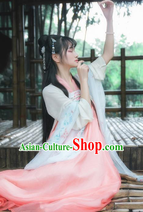 Traditional Chinese Ancient Costume China Ancient Tang Dynasty Hanfu Princess Dress Clothing
