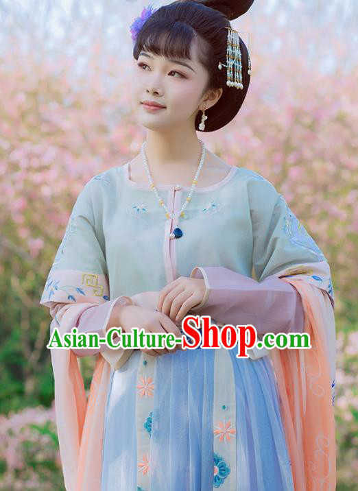 Traditional Chinese Ancient Costume China Ancient Tang Dynasty Hanfu Princess Dress Clothing