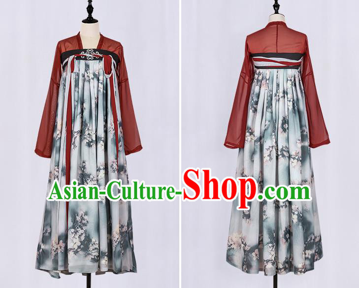 Traditional Chinese Ancient Costume China Wedding Dress Ancient Jin Dynasty Hanfu Princess Clothing