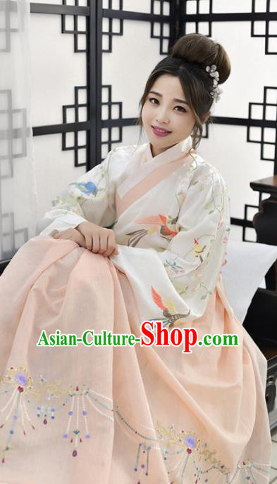 Traditional Chinese Ancient Costume China Wedding Dress Ancient Jin Dynasty Hanfu Princess Clothing