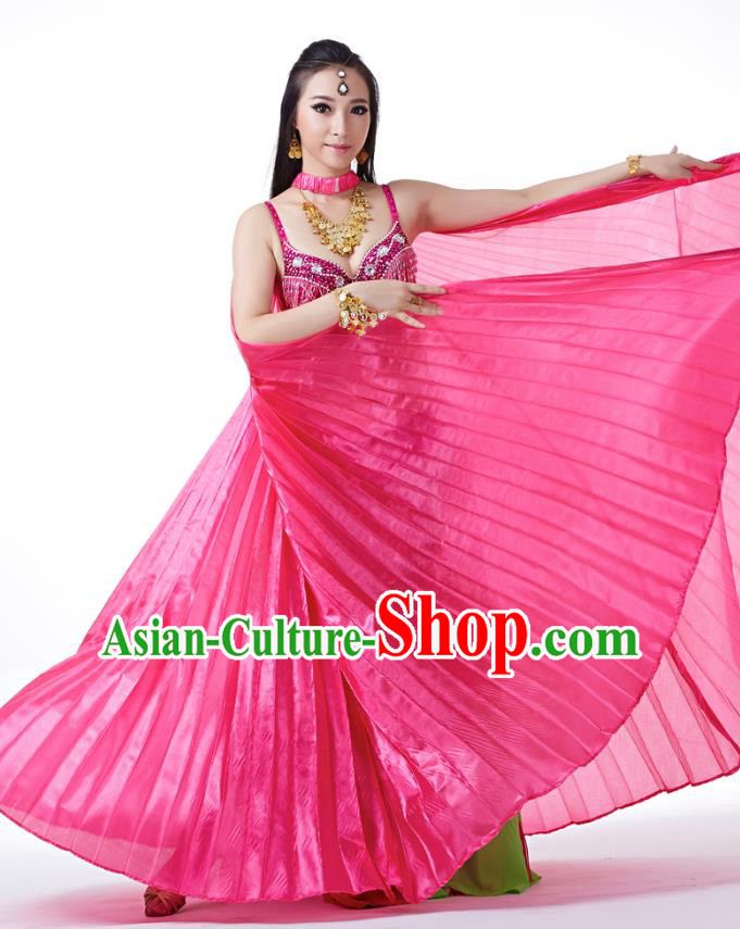 Indian Traditional Belly Dance Rosy Wings India Raks Sharki Props for Women