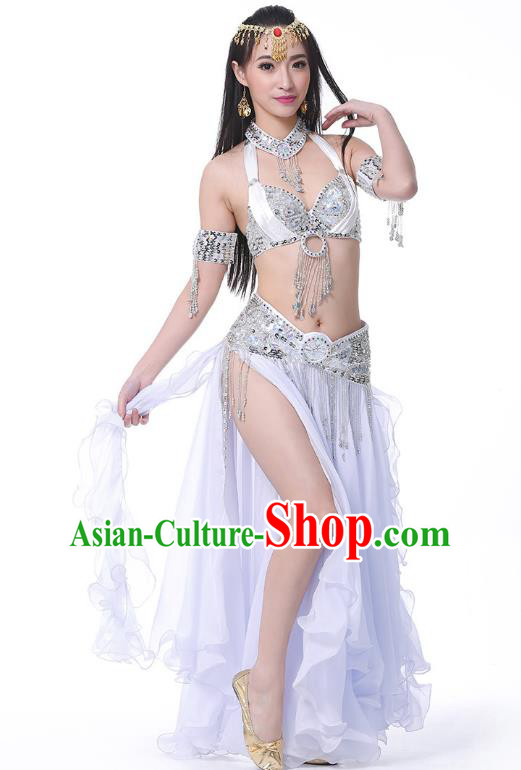 Traditional Asian Indian Belly Dance Costume Stage Performance India National Dance Dress Accessories Belts for Women