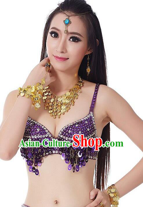 Indian Belly Dance White Brassiere Asian India Oriental Dance Costume for  Kids
