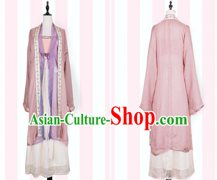 Traditional Chinese Ancient Costume China Wedding Dress Ancient Jin Dynasty Hanfu Princess Clothing