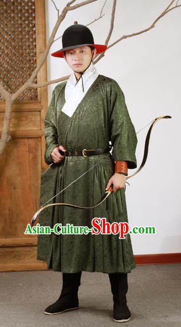 Chinese Ancient Ming Dynasty Imperial Bodyguard Embroidered Costume for Men