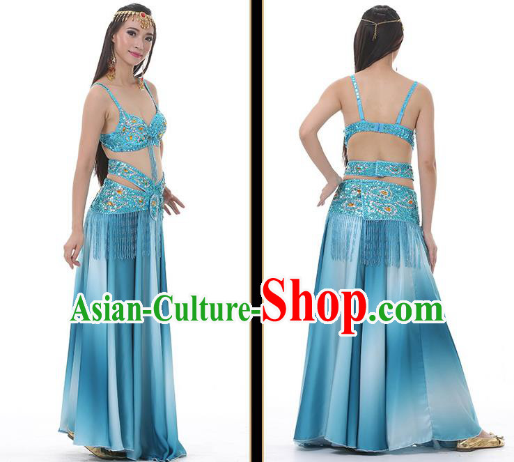 Traditional Asian Indian Belly Dance Costume Stage Performance India National Dance Dress Accessories Belts for Women