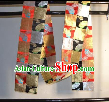 Traditional Japanese Kimono Belts Kimonos Yukata Brocade Waistband for Women
