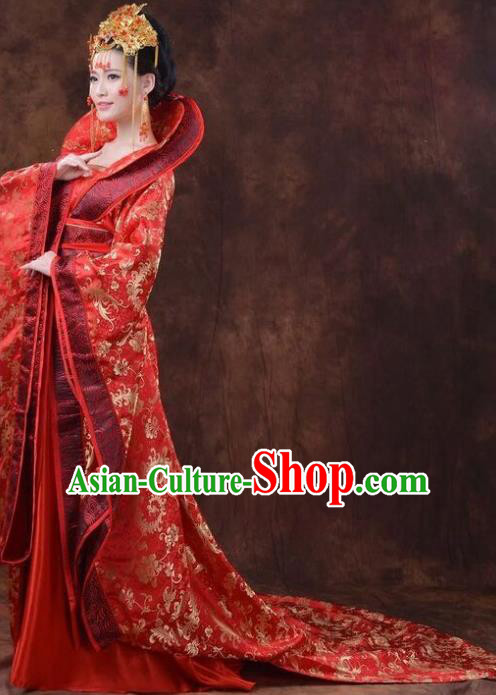 Traditional Chinese Ancient Costume China Wedding Dress Ancient Han Dynasty Hanfu Swordsman Clothing