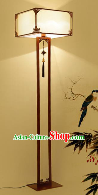 Handmade Traditional Chinese Lantern Floor Lamp Electric Palace Lantern